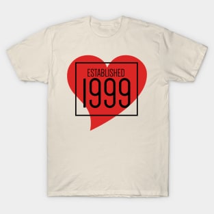 Established 1999- year of birth T-Shirt